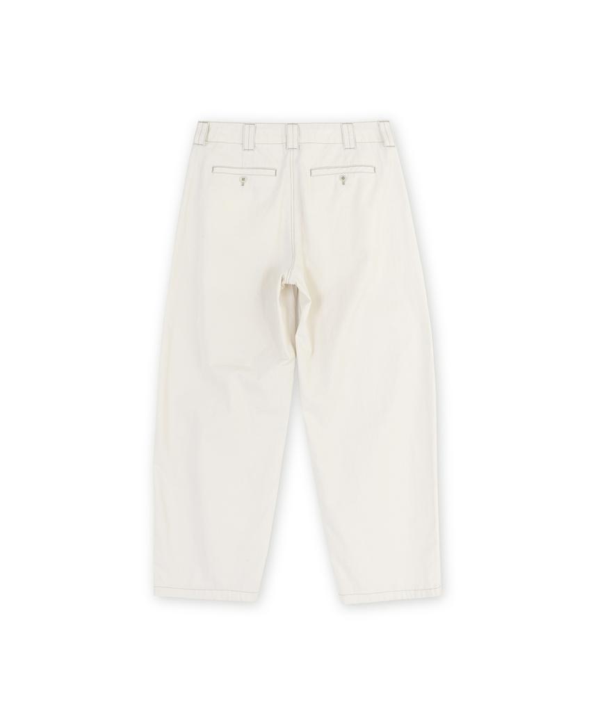 Beulaunyadeu W Washed Work Pants, Ecru
