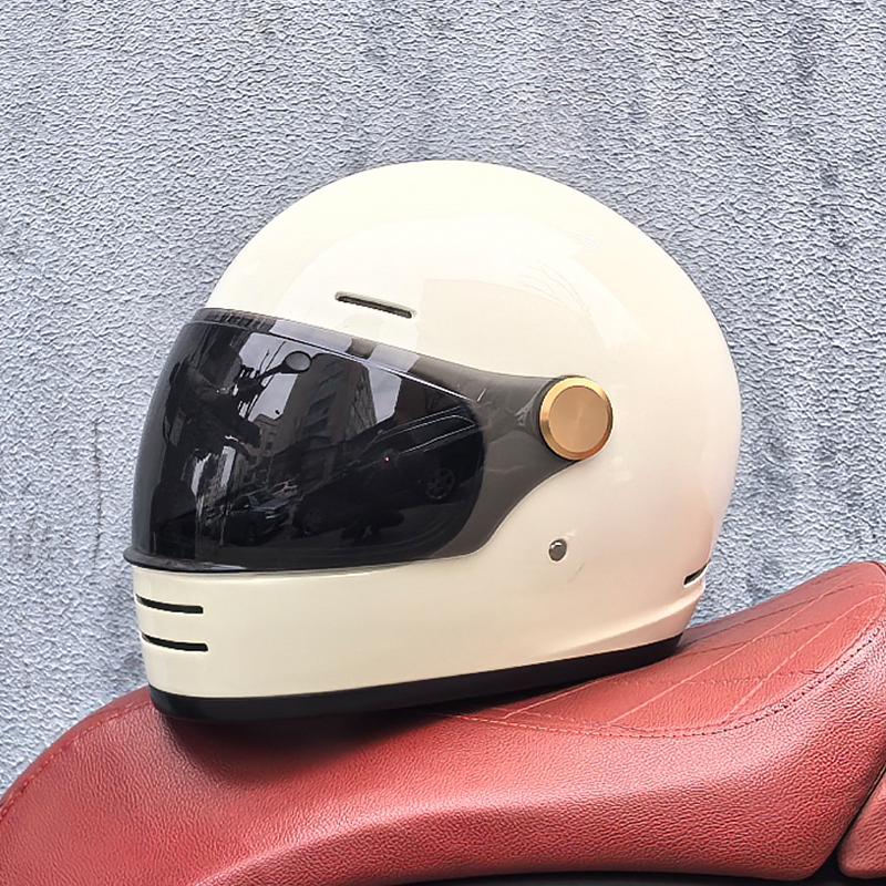 Motorcycle Helmet Retro Full face helmet Off Road Cascos para motos DOT Certification Capacete Casco moto