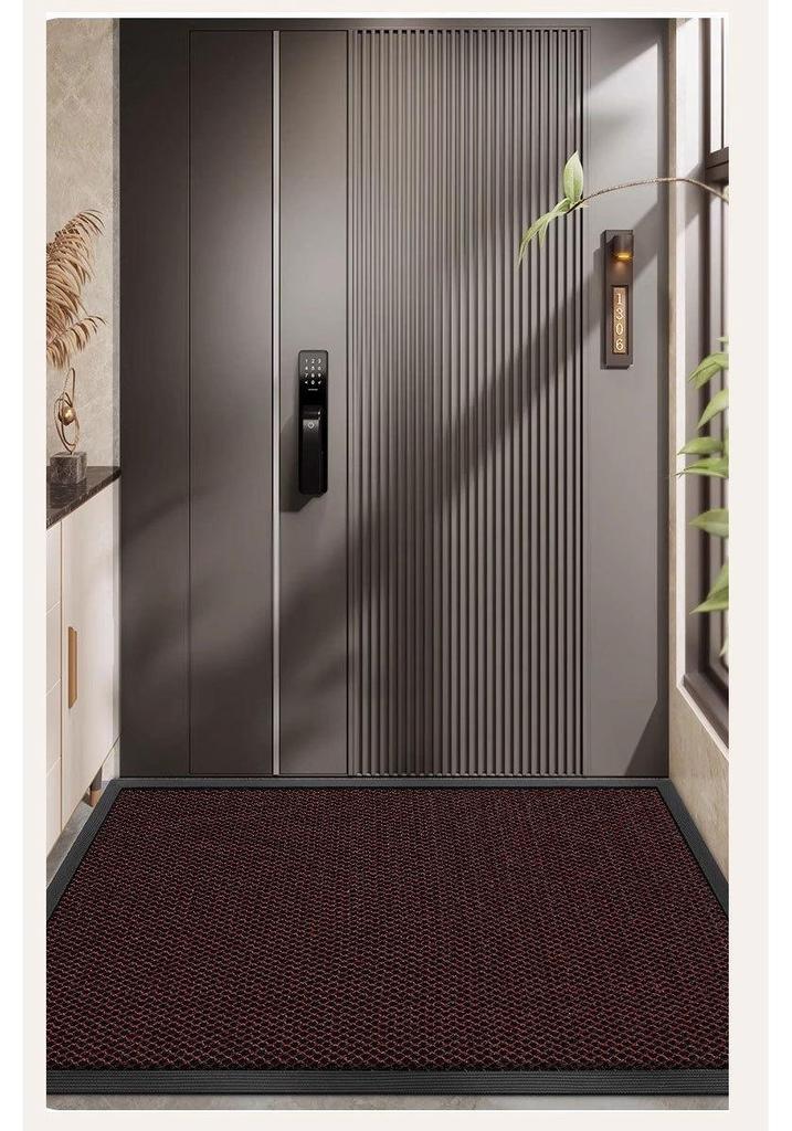 Premium Non-Slip Elastic Loop Doormat: Wear-Resistant, No Shedding, Easy-Clean Entry Mat