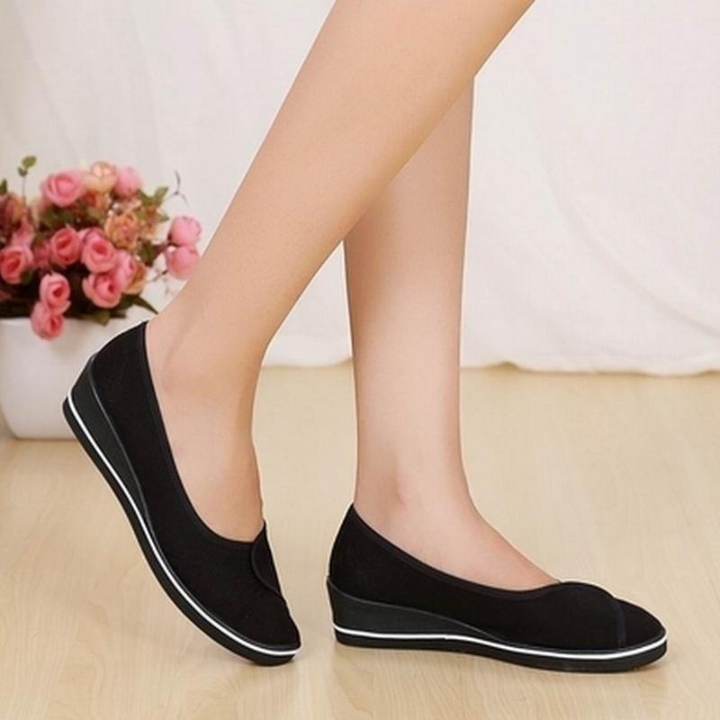 New Fashion 2018 Womens Shoes Single White Shoes Work Size3541 Shoes