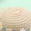 Dollhouse Handmade Daisy Hat Sun Cap For 1/6 Doll Accessories Doll Cute Hat With Bow Decoration Doll Hat Children'S Toy Gift