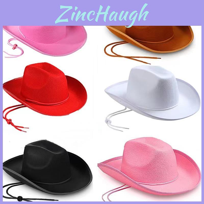White Cowboy Hat Craft Felt Hat With Sewing For Party Costumes