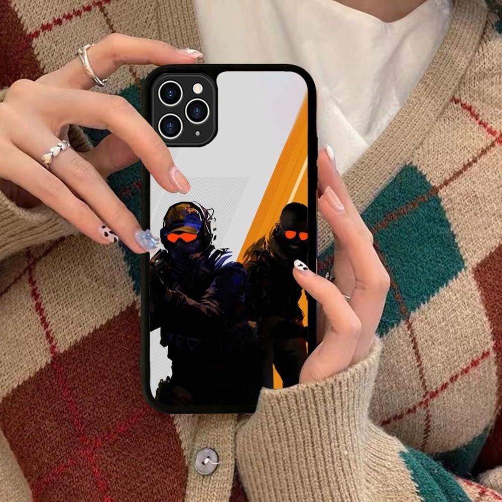 C-Counter-Strike CS Game Phone Case Silicone PC+TPU For For IPhone 11 12 13 14 15 16 Plus Pro Max Cover