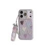 Colorful Glitter Hearts & Stars Phone Case for iPhone 17/16 Pro Max/15/14