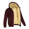 Winter sweater men's hooded trendy handsome versatile loose coat autumn and winter velvet thickened clothes