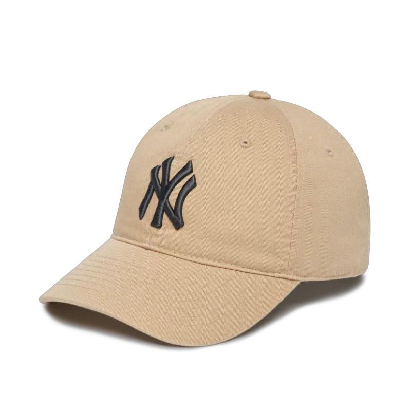 Korea MLB NY Yankees Verstellbare Baseballkappe, Unisex Softtop mit großem Logo und LA Duckbill-Design.