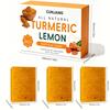 TK Style Handmade Cold Process Soap: Turmeric, Lemon, Kojic Acid, & Ginger for Bath & Face - European & American Market.