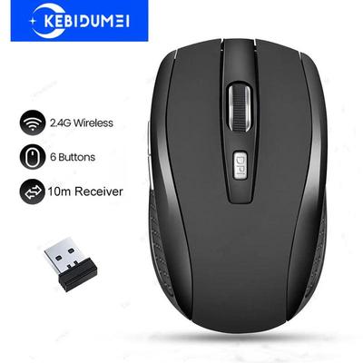 Mouse Sem Fio 2.4G Mouses Gamer DPI Ajustável 1600DPI Óptico Mouse de Escritório Mouse com Design Ergonômico para Notebook PC MacBook