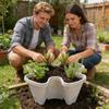 Creative Petal Shape Stackable Planter Anti-Slip Secure Drainage Vertical Planter Strawberry Planting Pot For Balcony Garden