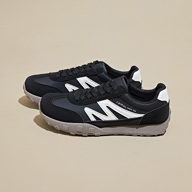 

Women‘s Casual Running Sneakers Breathable PU Leather Anti-Slip Chunky Platform Walking Shoes for Women Outdoor Comfortable Lace-up Tennis Sneakers 40