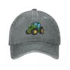 Tractor Green Tractor Drawing Baseball Cap funny hat Luxury Brand Sports Cap Hat Baseball Cap Baseball For Unisex Womens