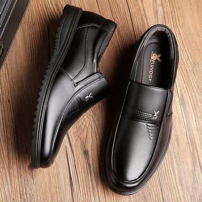 Men's Leather Shoes Business Casual Shoes Non-slip Shoes Soft-soled Shoes