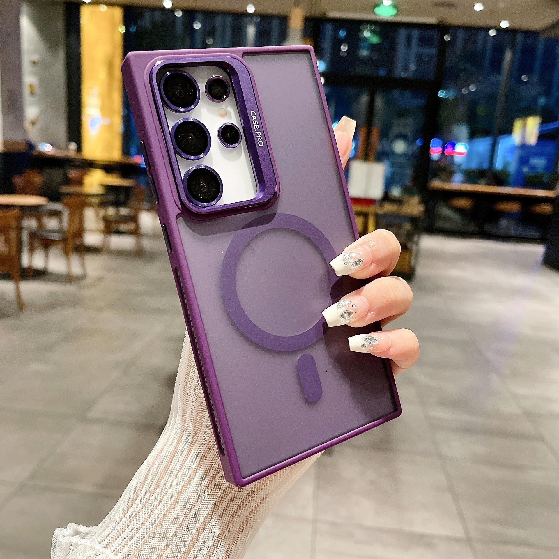 Compatible with Samsung 26 Ultra metal lens, magnetic mount, phone case, S25 skin-feel heatsink, frame frame, lens film hard samsung-s26ultra