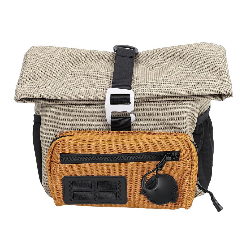 Bike Handlebar Bag Fit for   Folding Bike Quick Relse Bike Front Bag with Shoulder Strap Rain Cover for Cycling