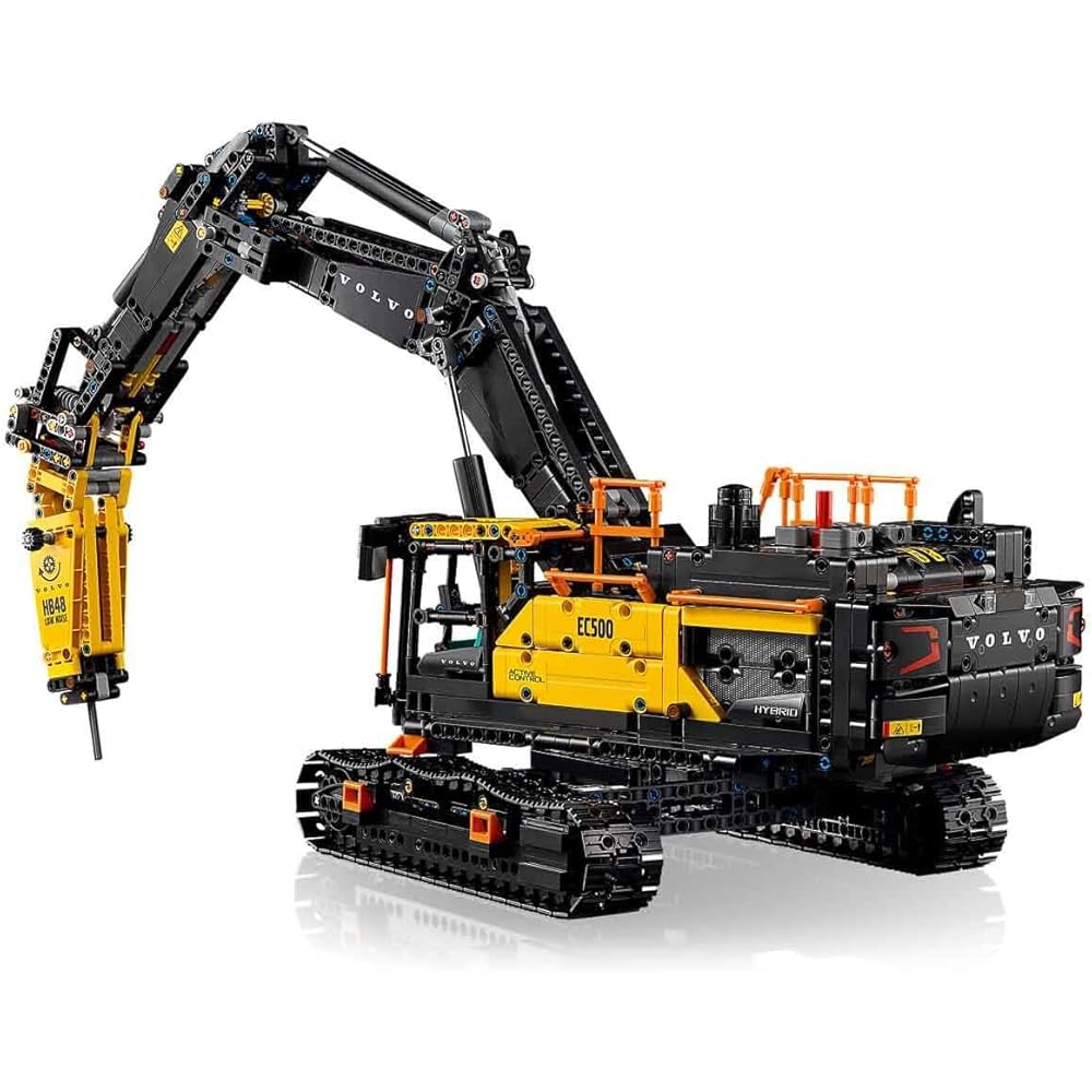 LEGO Technic Volvo EC500 Hybrid Excavator Toy Building Set for Kids and Adults 42215