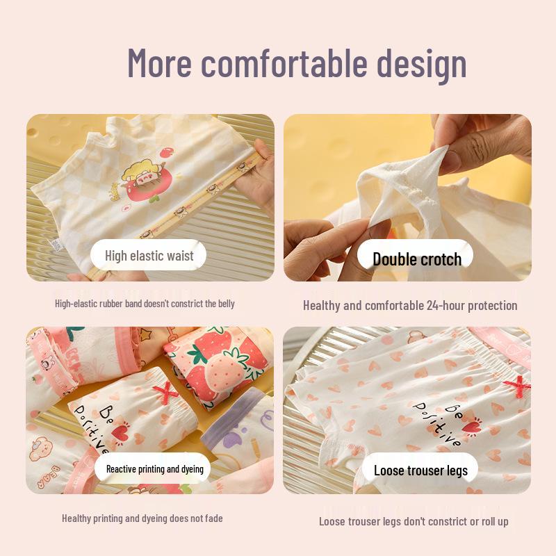 Εκτελωνισμός: Βαμβακερό Μποξεράκι Κοριτσιών - Αντιβακτηριδιακό & Διαπνέον