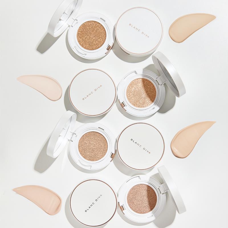 BLANC DIVA GLEAM COVERAGE CUSHION PACT SET 13G+13g