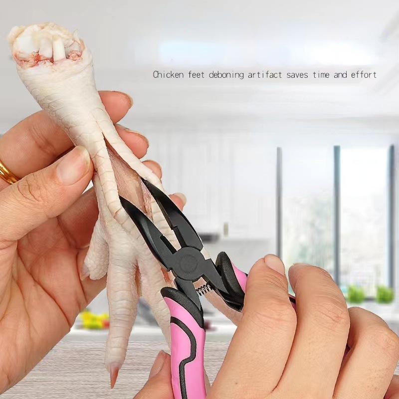 New Chicken Claw Bone Removal Pliers Chicken Claw Bone Removal Pliers Pure Hand Polished Sharp Chicken Claw Bone Removal Tool