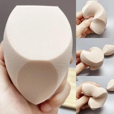 Großer Make-Up-Schwamm, Nass- Und Trocken-Doppelnutzung, Weicher Make-Up-Grundlagenschwamm, Puff Für Pudercreme, Glatter Puff, Make-Up-Werkzeugzubehör