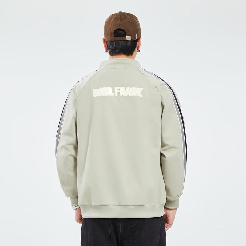 Paul Frank Men's Striped Casual Zip-Up Hoodie