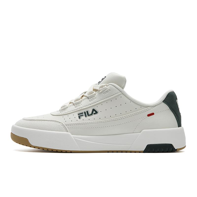 FILA TARGA 2 Cushioning Abrasion Resistant Breathable Coverage Lightweight Low top Tennis Shoes Women s White A12W611005FTS 36