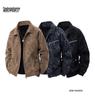 Men's Retro Corduroy Jacket: Spring/Autumn Versatile Loose Casual British Style with Turn-Down Collar.