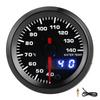 Tbest Water Temperature Gauge Universal 12V Car LED Display 7 Colors Red Pointer Blue Light Engine Coolant Monitor Plastic Durable 2-in-52mm