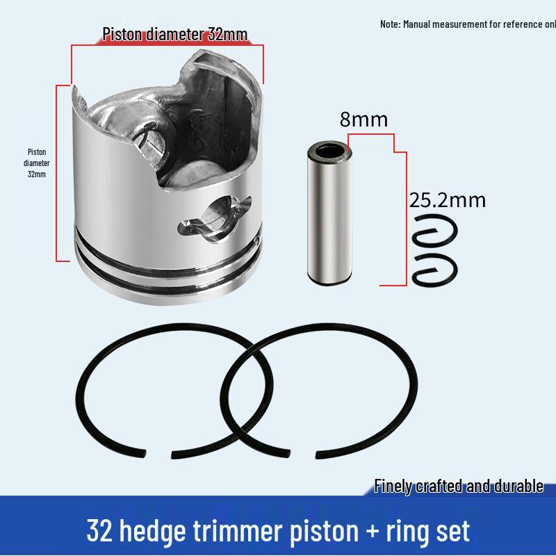 Four-Stroke Lawn Mower Piston Ring & Two-Stroke Brush Cutter Piston Assembly 
