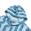 FILA All Over Print Loose Casual Knit Hoodie Men hoodies Light-Mist-Blue F11M319210F-LB