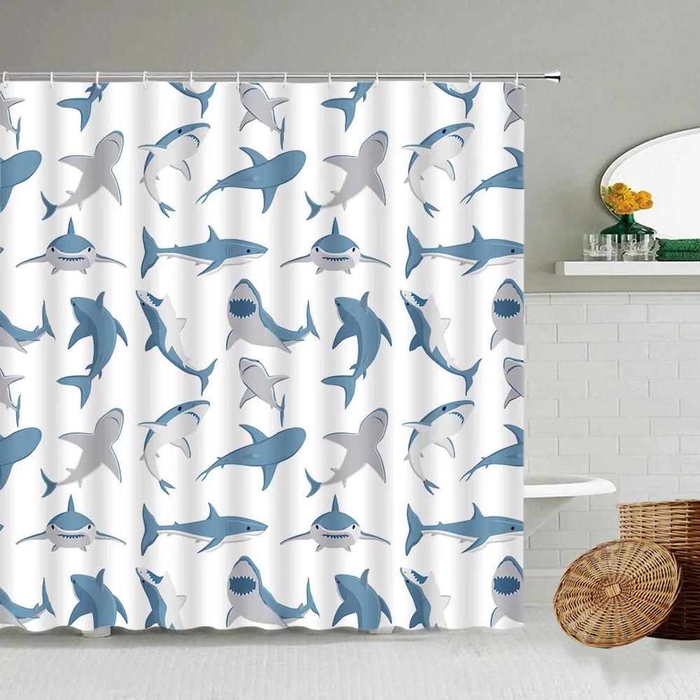 Cartoon Handbemalter Tier Duschvorhang, Katze, Vogel, Kaninchen, Pflanze, Blume, Kinder Badezimmer Dekor mit Haken, Hängender Sichtschutz