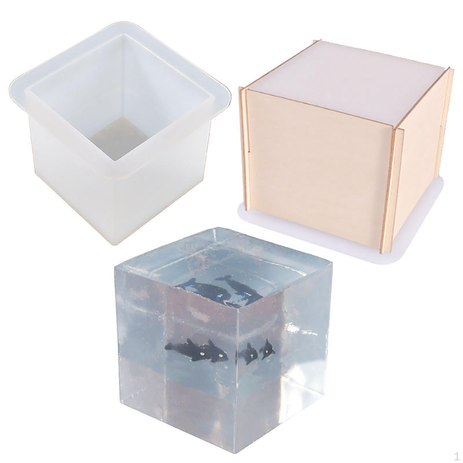 Square DIY W/ Fixed Bracket Ornament Home Supplies Tools Jewelry Crafts Epoxy Resin for