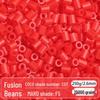 2.6mm High-Quality Fuse Beads Refill Pack: Black, White, Transparent, Red, Skin Colors