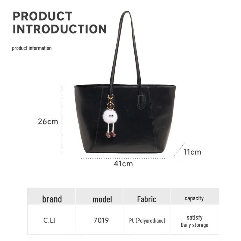 C.LI Ретро большая вместительная сумка-тоут