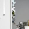 12pcs 3.15×2.76×1.57in Hexagon Mirror Wall Sticker Acrylic 3D Wall Mirror Sticker  Living Room