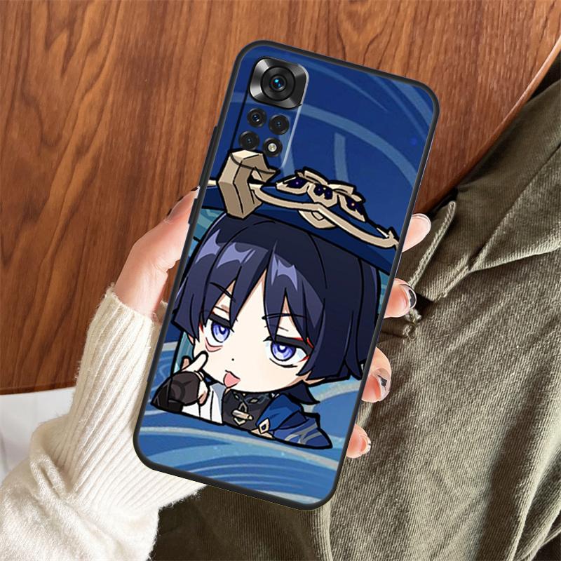 Genshin Impact Wanderer Case For Xiaomi Redmi 9 10 9A 9C 9T 10A 10C Cover For Redmi Note 11 12 8 9 10 Pro 10S 11S