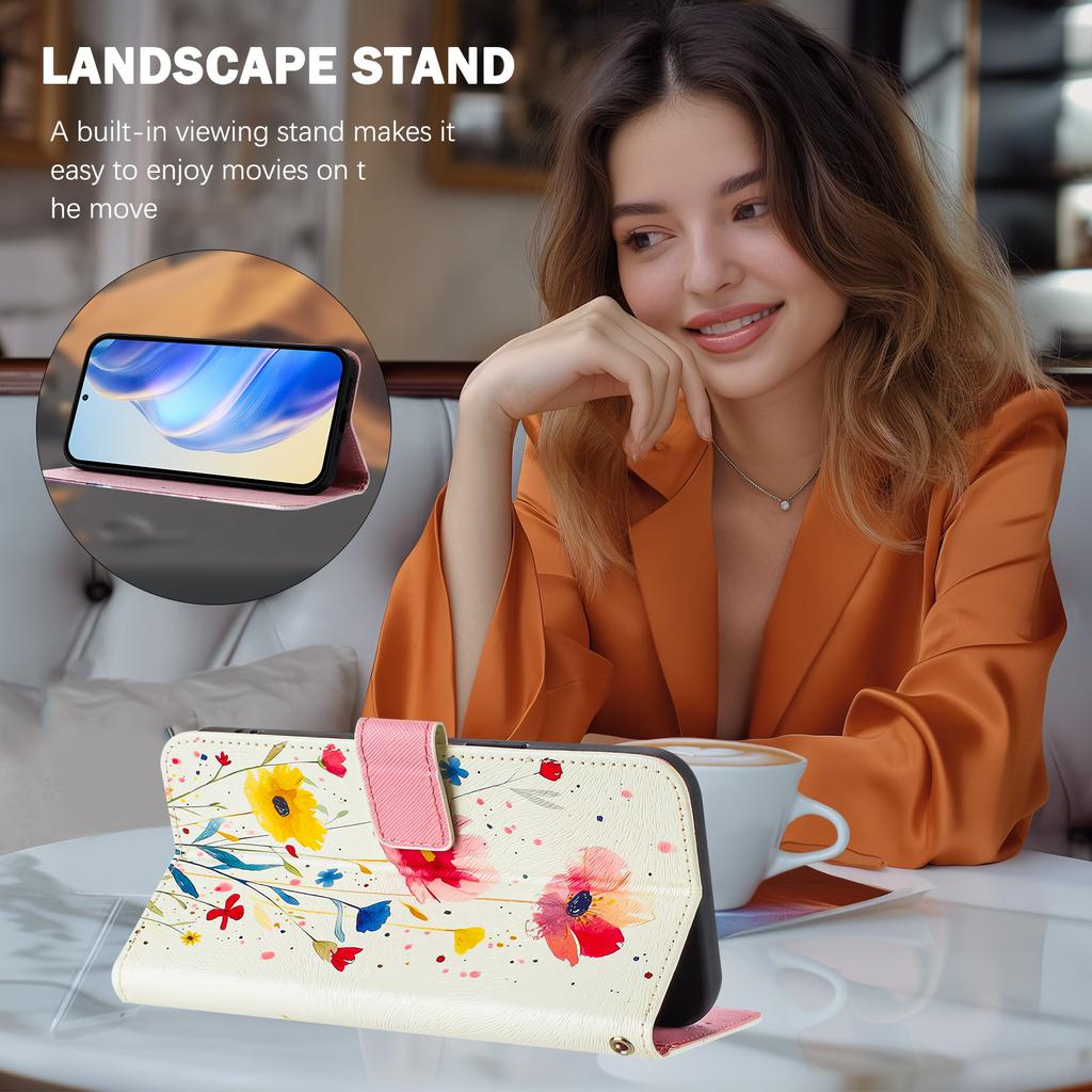 For Blackview Wave 6C/Blackview Shark 8/Oscal Tiger 12/Blackview A53 Leather Case Magnetic Wallet Card Holder Flip Cover Kickstand Protective Cases