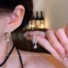 Star Pearl Zircon Stud Earrings Women's New Design Earrings Unique Temperament Earrings