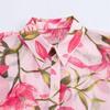 Autumn/Winter 2025 Women's Loose Floral Lapel Shirt
