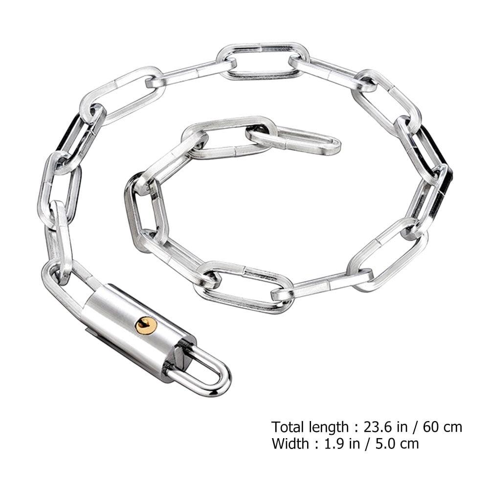 Cut Proof Chain Bike Chain Lock Sturdy Chain Lock Bike Safety Lock Anti-theft Cycling Lock Portable Bike Lock