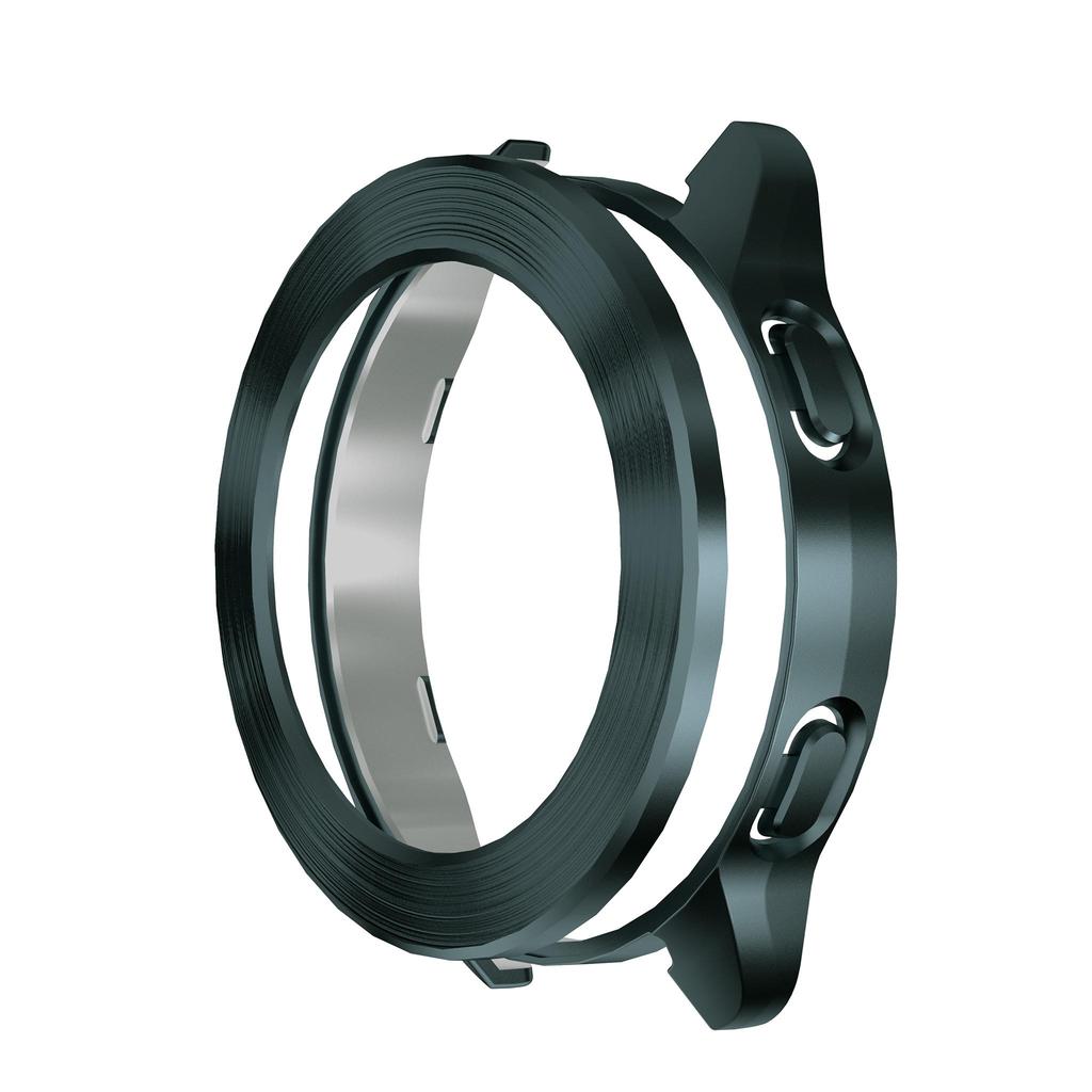 Hülle für Xiaomi Mi Watch S3 Hülle Zubehör PC Schutzhülle für Mi Watch S3 Galvanisierte Drahtzieh-Hohle Hülle+Lünette Wir