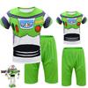 Adorable Toy Story Buzz Lightyear Short Sleeve Tee And Shorts Suit For Kids