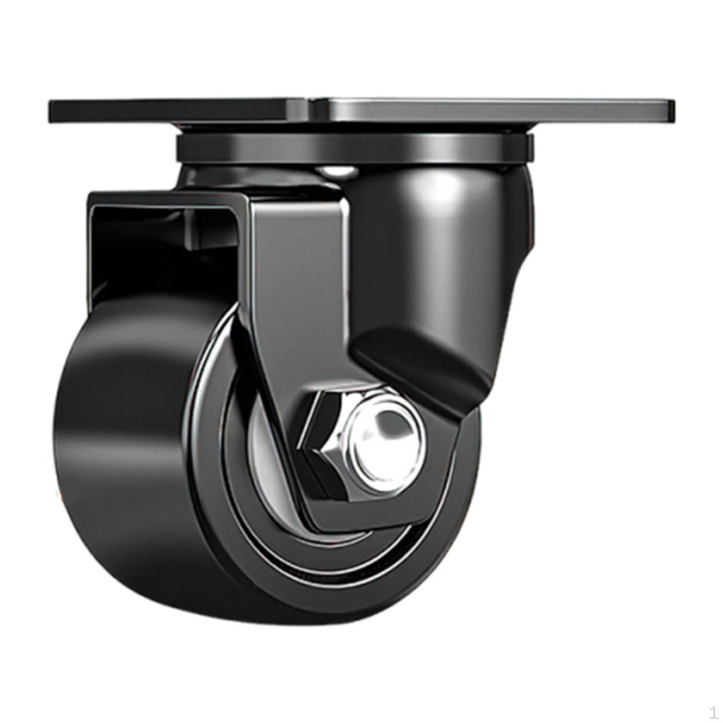 Swivel Caster Wheel Degree Rotatable with Locking Brake Industrial for Suitcases Workbenches