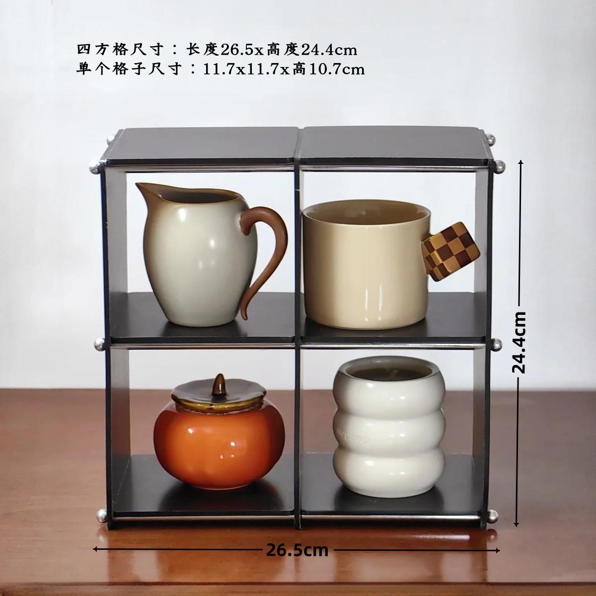 

4-12 grid detachable acrylic cup holder, desktop perfume display rack, cosmetics storage racks, Nordic-style organizer shelf