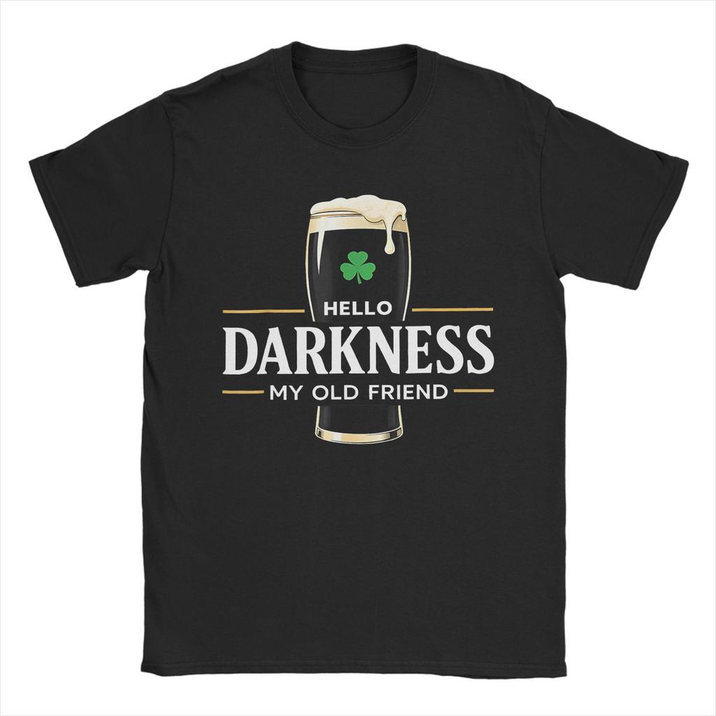 St Patricks Catricks Day Cats Saint Pattys Unisex T Shirts  Novelty Tees Short Sleeve Round Neck TShirts Cotton Plus Size Tops