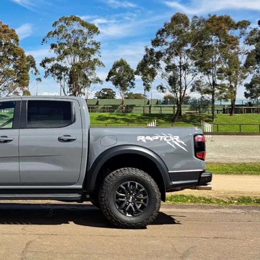 PCKF8 Car Graphics Claw Styling Sticker For Ford F 150 Ranger Raptor Pickup Truck Bed Side Decor Decal Cover Auto Tuning Accessories