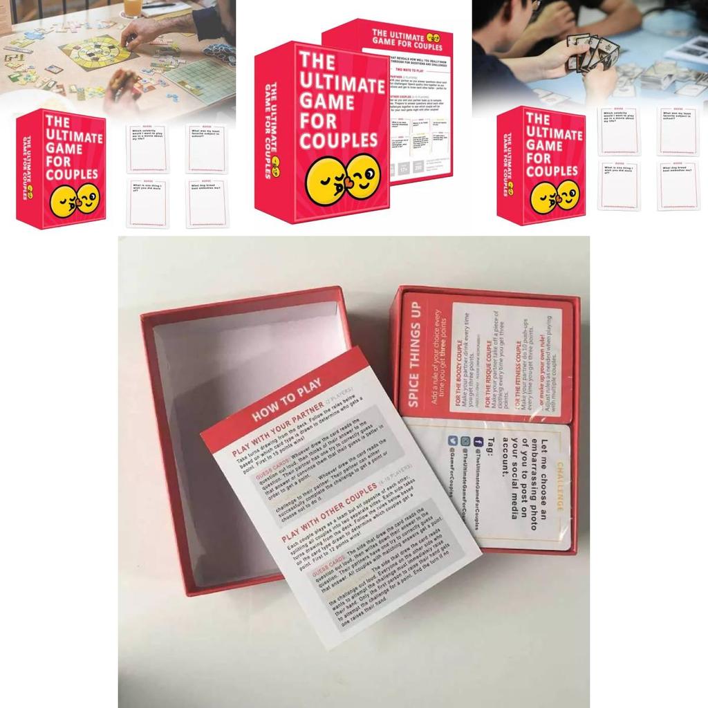 Das ultimative Spiel für Paare Unterhaltsames romantisches Date Night Kartenspiel für Bonding-Aktivitäten