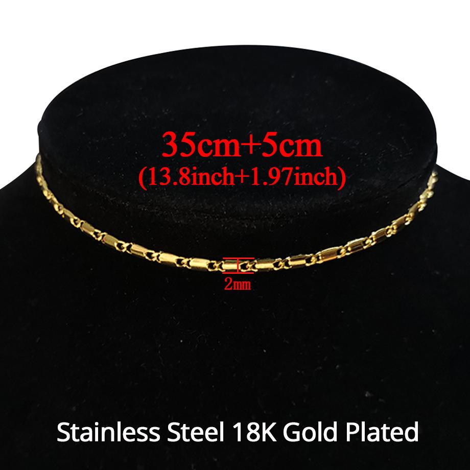 2025 High Quality Clavicle Blade Chains Dropshipping Women Gold Silver Color Stainless Steel 35+5cm Snake Choker Necklace Chain