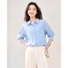 Spring New OL Shirt Stacked Shirt Top Women's Commuter Professional Long Sleeve Shirt