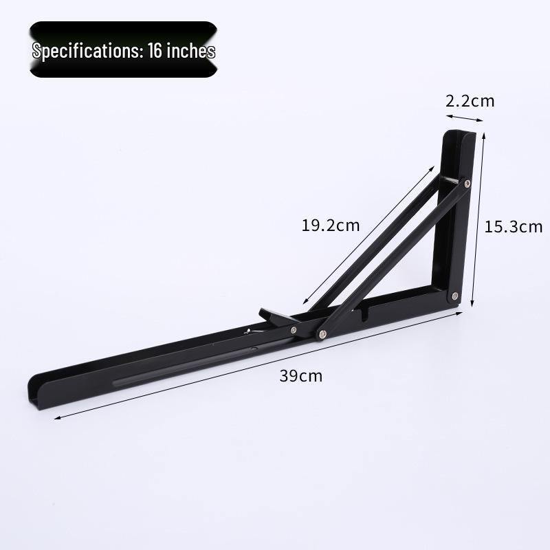Stainless Steel Folding Triangular Wall Shelf Support Bracket