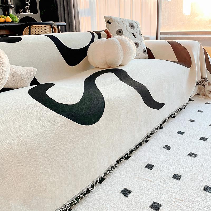 Clearance Chenille Four Seasons Universal Sofa Towel Non-Slip All-Inclusive Sofa Cover Universal Cover Cloth